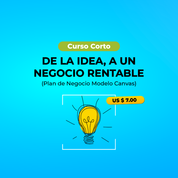 De la Idea a un Negocio Rentable: Plan de Negocio Modelo Canvas