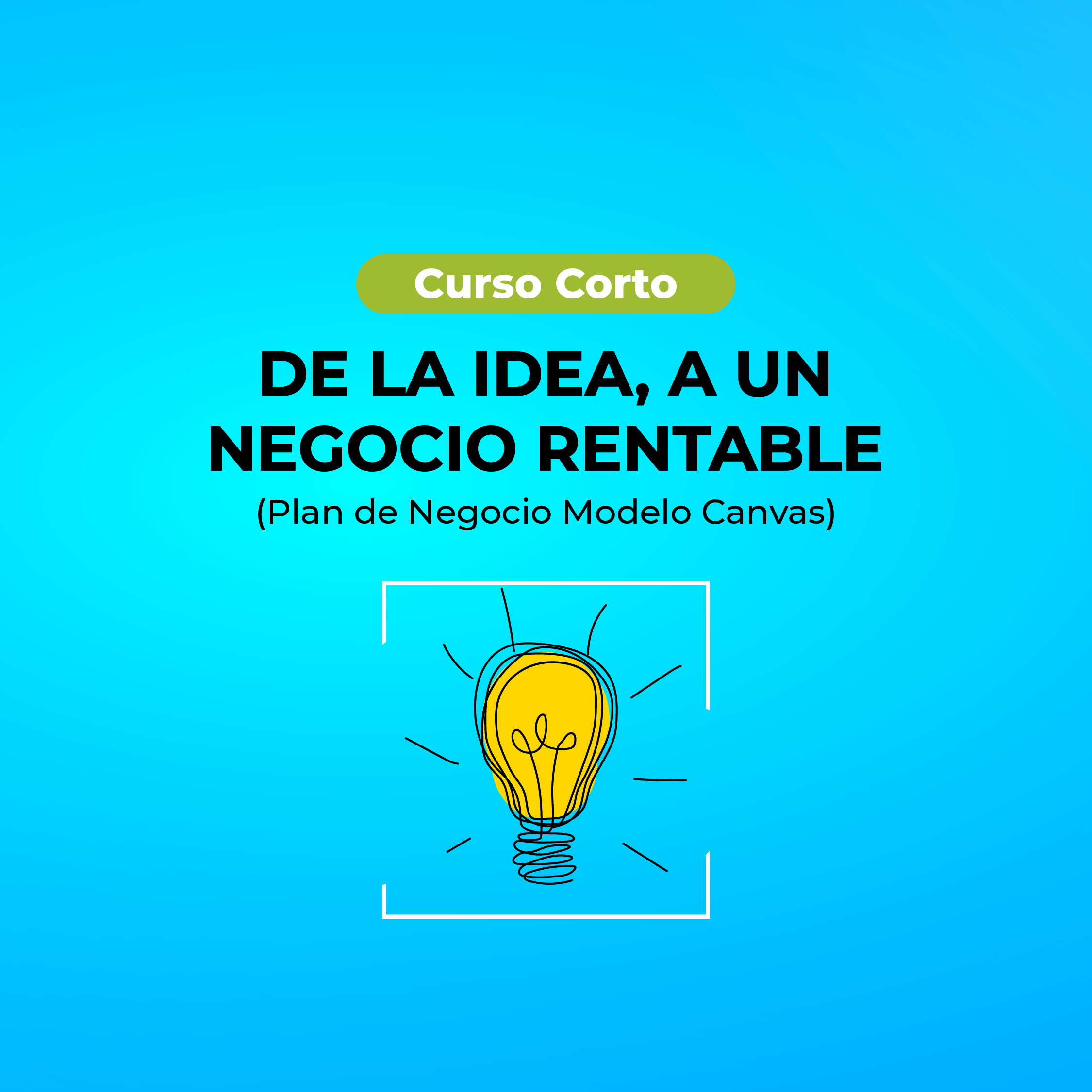 De la Idea a un Negocio Rentable: Plan de Negocio Modelo Canvas